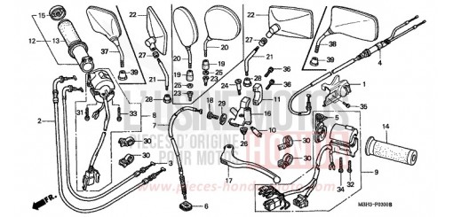 COMMUTATEUR/CABLE VT1100C3W de 1998